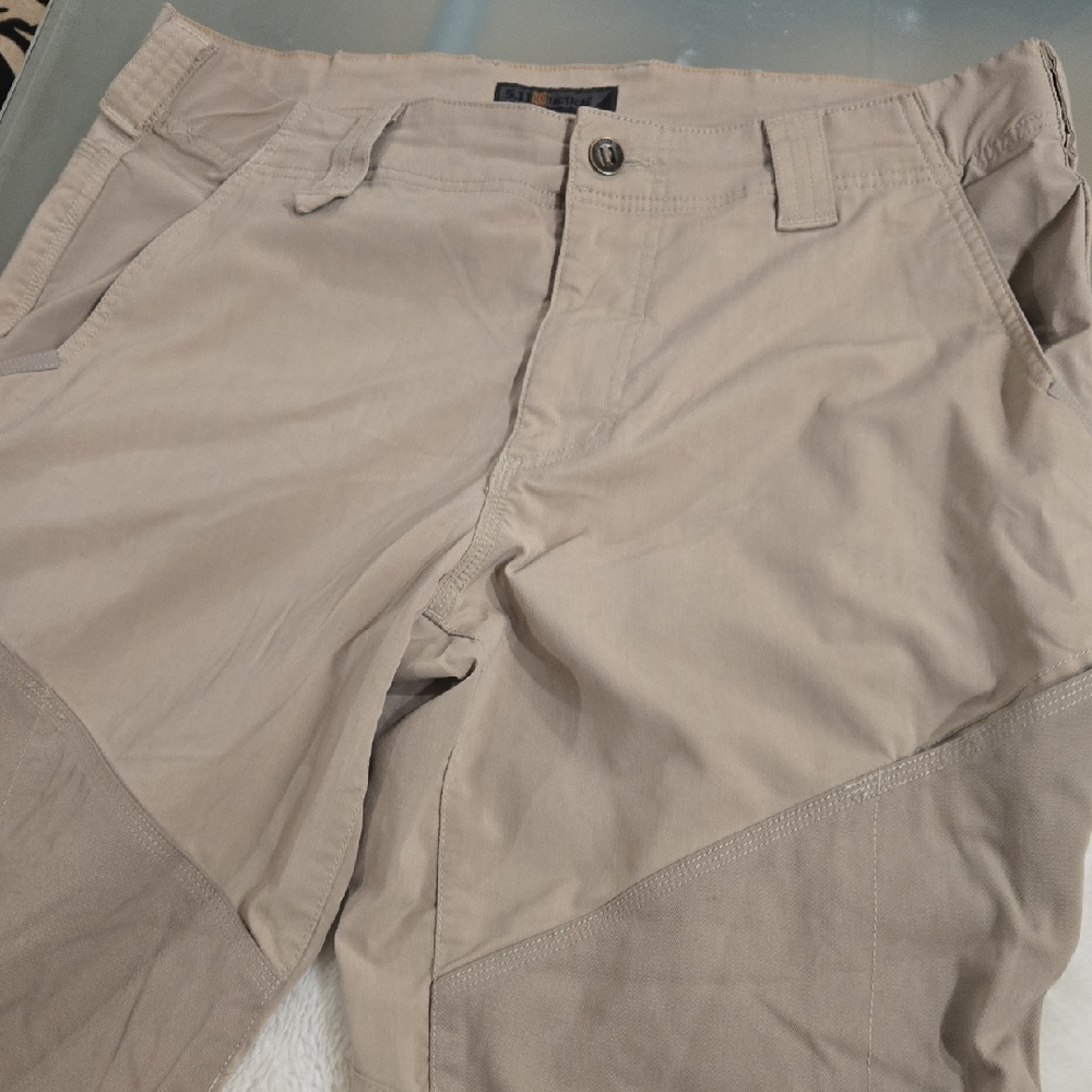 5.11 Tactical Men's Cargo Pants - Tan - Picture 10 of 13